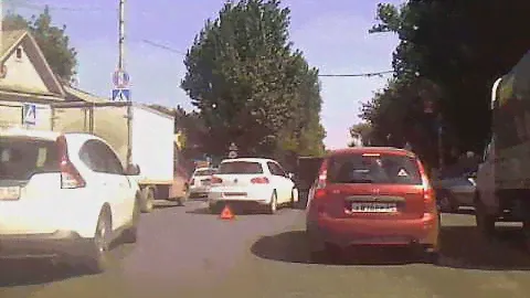 Авария Большая горная/Горького 20.06.16. Саратов