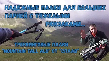Надежные треккинговые палки для крепких парней с тяжелыми рюкзаками. Mountain Tall Alu от Сплава.