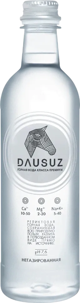 Реликтовая минеральная горная вода Dausuz/Даусуз негазированная ПЭТ 0,5 л (12 штук)