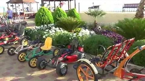 Территория пансионата "Горный воздух" в посёлке Лоо.