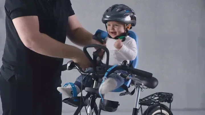 Установка детского велосипедного кресла Thule Yepp Mini