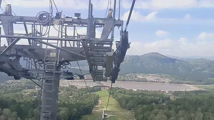Подъем канатка гора Синюха-2ч, Манжерок, с. Озерное, Алтай 2024 #синюха #алтай #Манжерок #горасинюха