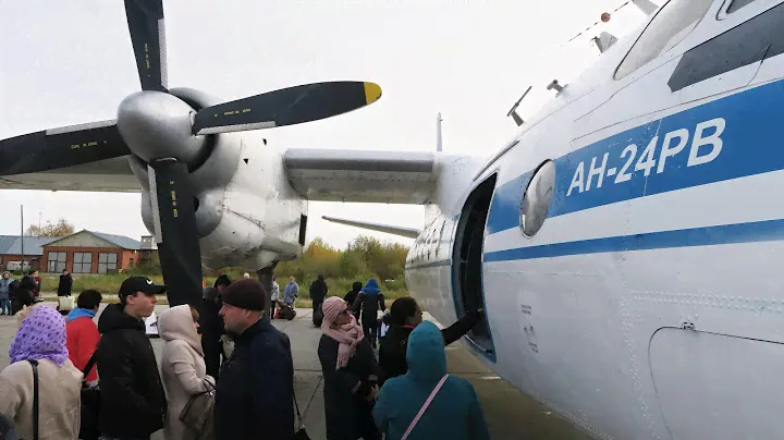 5 часов на Ан-24 ЮТэйр Карго | Рейс Тюмень - Берёзово - Игрим - Ханты-Мансийск, часть 1