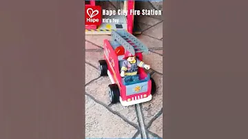 Hape Fire Station 🔥😍 #hape #firestation #toys #toysunboxing toys