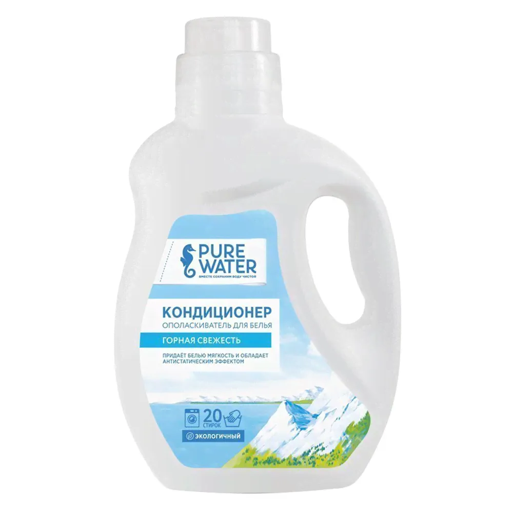 Кондиционер для белья &quot;Горная свежесть&quot; Pure Water 1000 мл-0