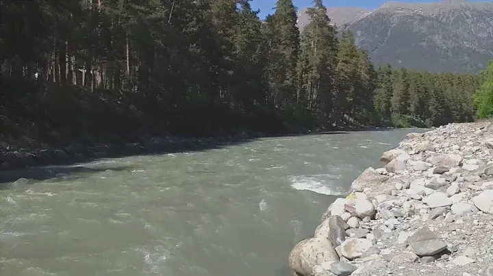 Архыз. Горная река 2.Arkhyz. Мountain river 2.