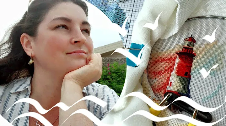 ЛЕТНЯЯ ВЫШИВАЛЬНАЯ НЕДЕЛЯ 🌺🌅день на маяке и с Филей в гамаке