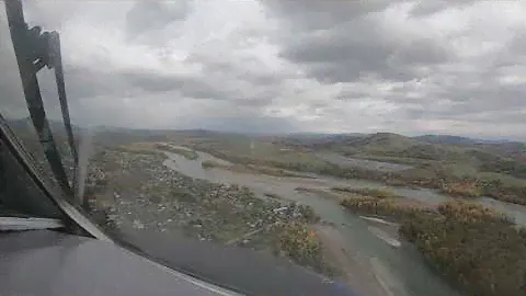 [4K] Глазами пилота Л-410. Посадка в Горно-Алтайске ВПП02. Горно-Алтайск 2020