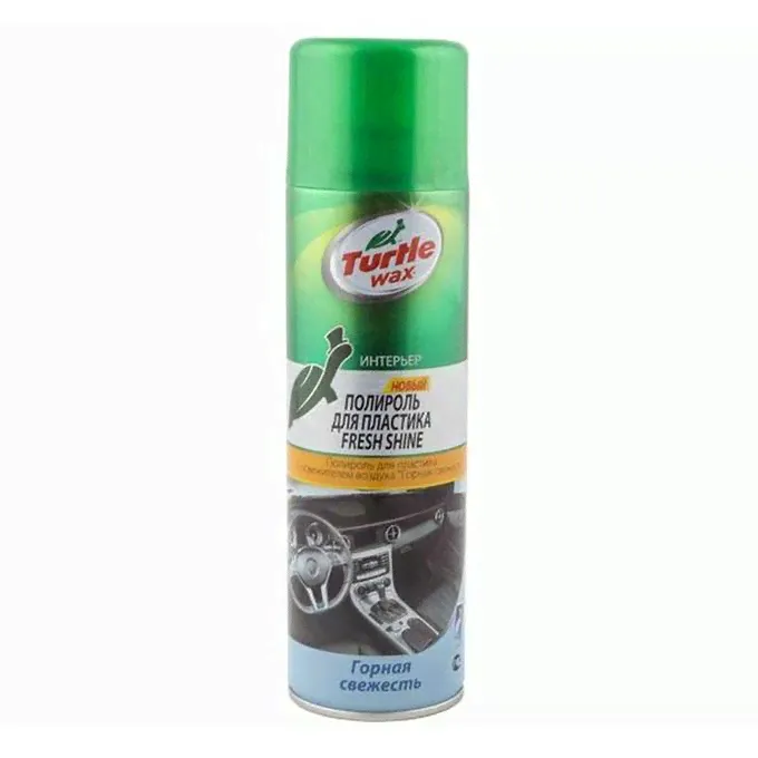 Полироль для пластика Turtle Wax Fresh Shine горная свежесть 500 мл