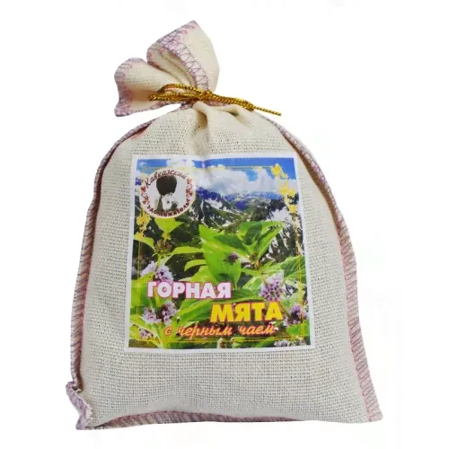 Горная мята с чёрным чаем 150г