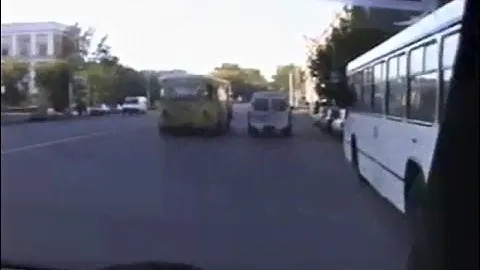 Омск проезд от Аэропорта до жд Вокзала 2001 год