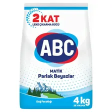 Стиральный порошок ABC Горная свежесть Автомат для белого белья 4кг