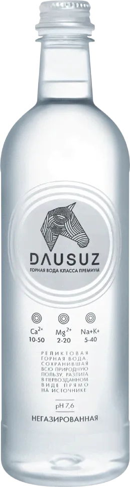 Реликтовая минеральная горная вода Dausuz/Даусуз негазированная ПЭТ 0,75 л (12 штук)