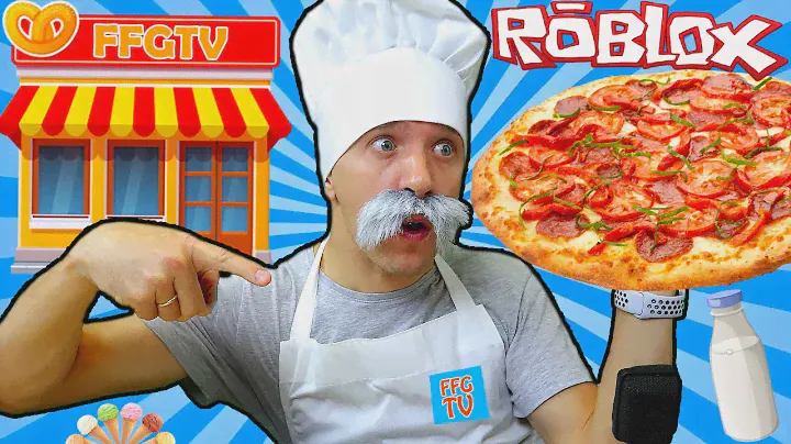 ОТКРЫЛ СВОЙ РЕСТОРАН FFGTV в ROBLOX! Огромная Очередь за ЕДОЙ