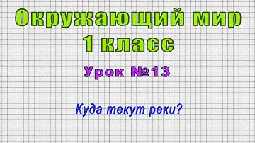 Окружающий мир 1 класс (Урок№13 - Куда текут реки?)