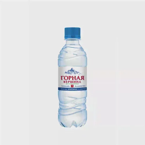 Вода Горная вершина минеральная 0,33 л, без газа, ПЭТ, уп. 12шт