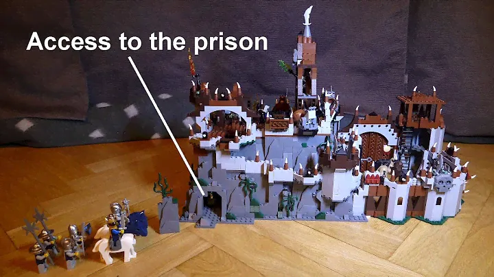 LEGO Castle MOC Trolls Mountain Fortress 7097 XXL