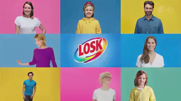 Стиральный порошок "Losk" до 40% свежести - рекламный ролик