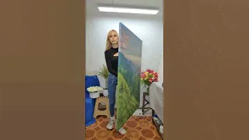 Вид на горы😍 получилось волшебно🔥🤗❣🎨