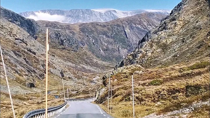 Ч.2 Велопутешествие по Норвегии Sognefjell Road 1400m Ледники Крутые серпантины Фантастические виды