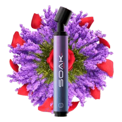 Одноразовая электронная сигарета Soak S Mountain Rose Lavander (Горная Розовая Лаванда)