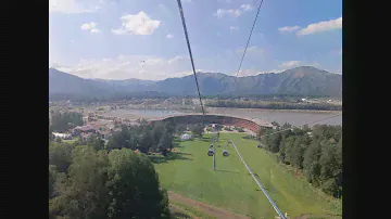 Подъем канатка на гору Синюха, Манжерок, с. Озерное, Алтай 2024 #синюха #алтай #Манжерок #горасинюха