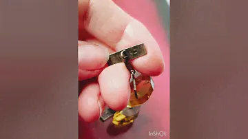 Запонки СССР/горный хрусталь/топаз/серебро