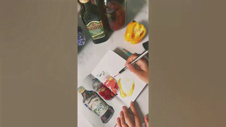 Быстрые утренние зарисовки/скетчи с натуры акварелью 🎨 juliaspicy