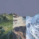 Горная долина - Детали окружающей среды - 3D модель