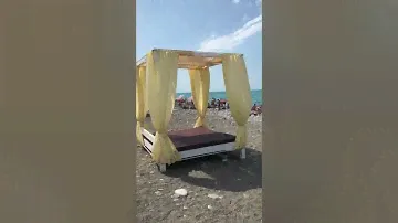 Лоо  Дорога от Seashell до пляжа Горный воздух. Отзыв о пляже Горный отдых.