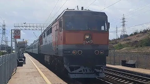 ТЭП70-0430 с поездом №359 Волгоград - Худжанд