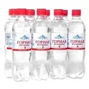Горная Вершина Вода минеральная Горная вершина газированная, 0,5 л, 12 шт./уп. (3 уп.)