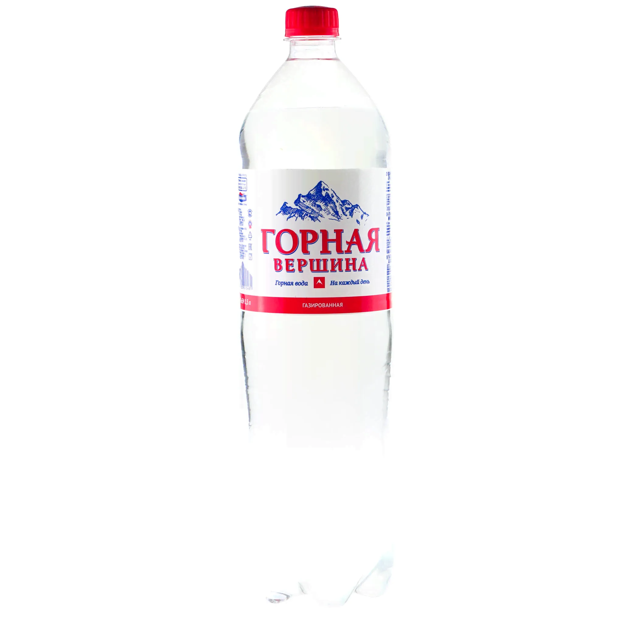 Вода Горная вершина 1.5 л газированная-1