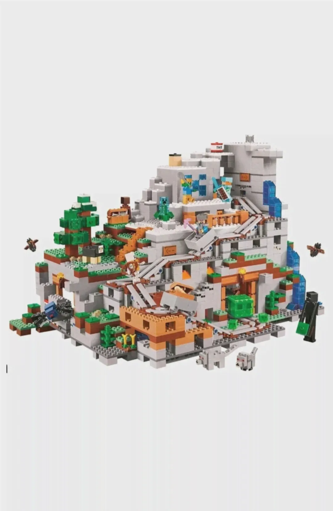 Гонструктор Майнкрафт Горная пещера (Minecraft) 2688 деталей My World 76010 (art.: 3920bf6d76070)-0