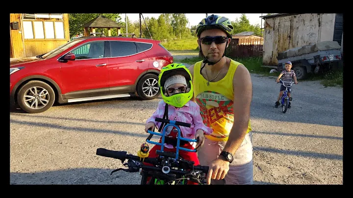 Детское кресло на велосипед с алиэкспресс