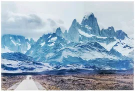 KARE Design Картина Road To The Mountains, коллекция "Горная дорога" 150*100*4, Полипропилен, Стекло, Мультиколор