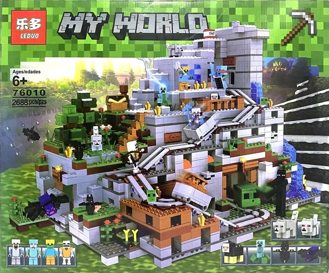 Лего Leduo My World "Горная пещера" 76010, 2688 деталей