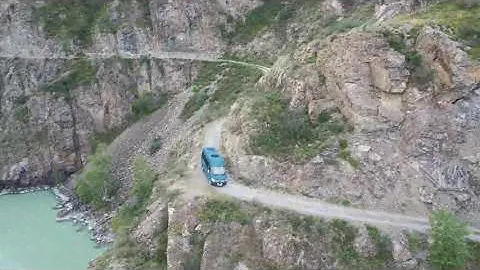 Участок Тюнгурской тропы на автобусе!
