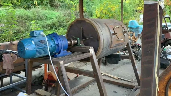 ЖЕСТЬ ! Загорелась большая шаровая мельница / the ball mill caught fire