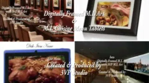 #VP MI Restaurant Digiframe & Menu Tablet