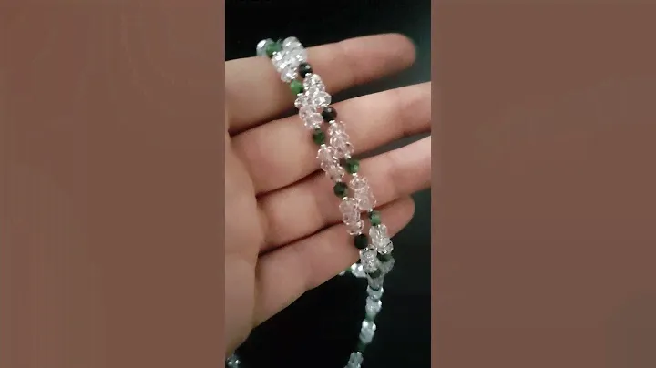 Колье бусы из натуральных камней горный хрусталь, цоизит Арт 233363655 на Валдберис