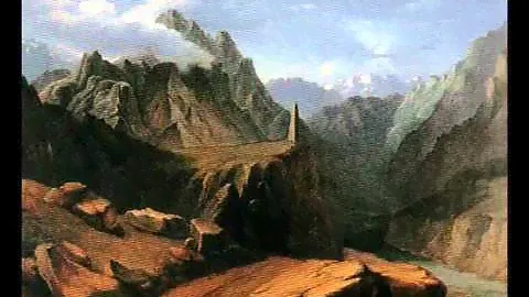 Горные вершины на картинах Лермонтова