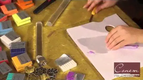 Лепим украшения из пластики Сонет
